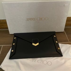 Authentic studded Jimmy choo clutch